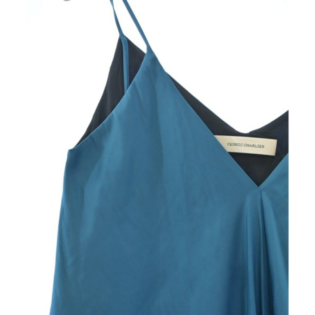 CEDRIC CHARLIER ブラウス 40(M位) 青 3