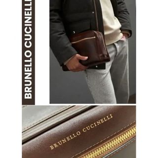 ブルネロクチネリ(BRUNELLO CUCINELLI)の【kk様専用】ブルネロクチネリ　 BRUNELLO CUCINELLIバッグ(セカンドバッグ/クラッチバッグ)