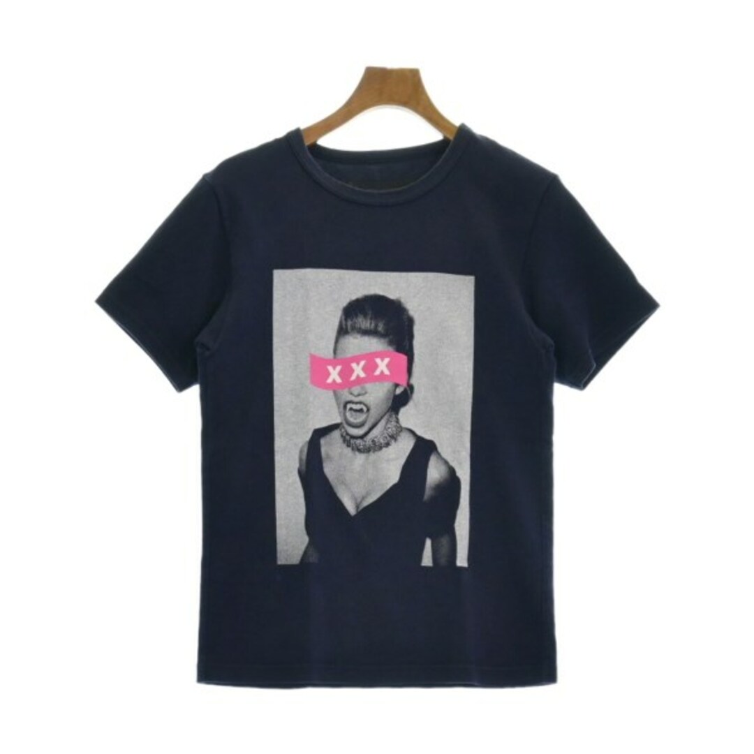 GOD SELECTION XXX(ゴッドセレクショントリプルエックス)のGOD SELECTION XXX Tシャツ・カットソー S 紺 【古着】【中古】 メンズのトップス(Tシャツ/カットソー(半袖/袖なし))の商品写真