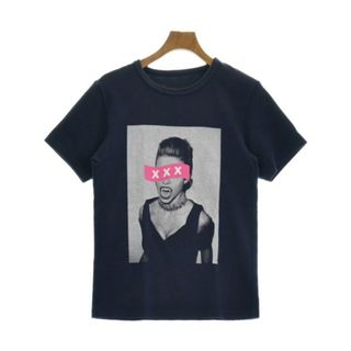 ゴッドセレクショントリプルエックス(GOD SELECTION XXX)のGOD SELECTION XXX Tシャツ・カットソー S 紺 【古着】【中古】(Tシャツ/カットソー(半袖/袖なし))