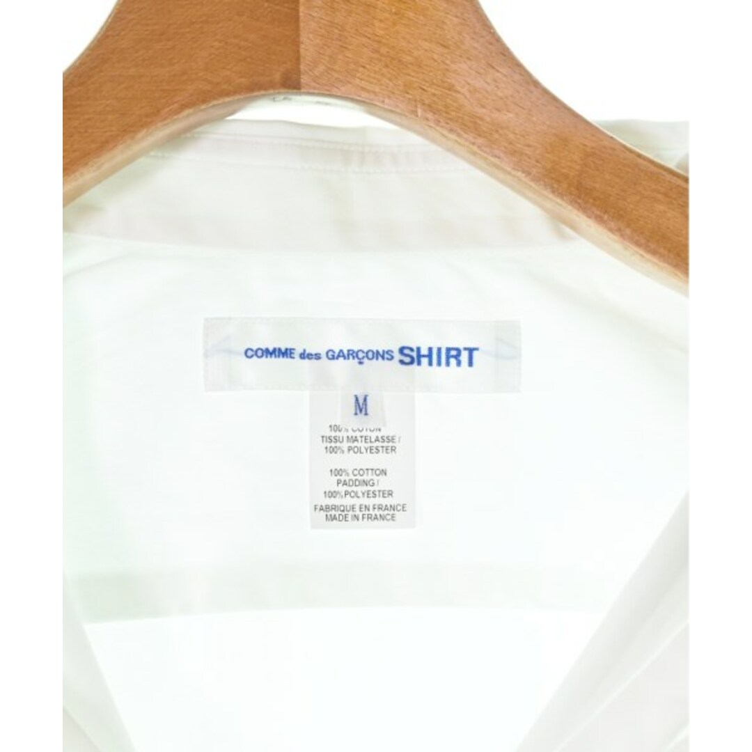 COMME des GARCONS SHIRT カジュアルシャツ M 白 - シャツ