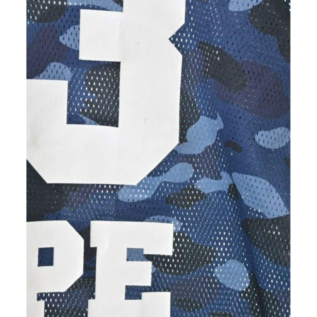 A BATHING APE - A BATHING APE Tシャツ・カットソー L 紺x黒x水色等