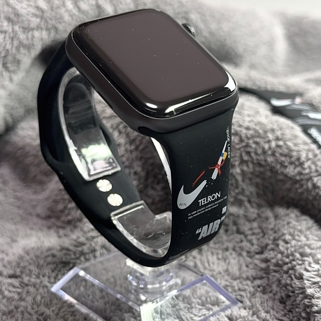 Apple Watch アップルウォッチシリコン 交換ベルト42 44 45mm - ラバー