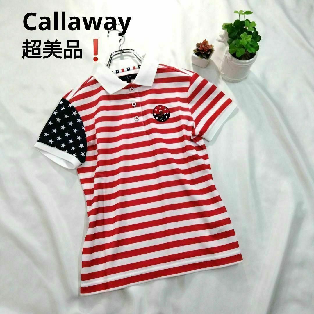 CALLAWAY キャロウェイ 半袖 ポロシャツ ホワイト  Sサイズ