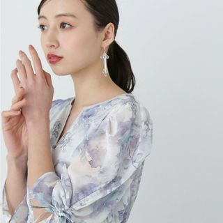 JILLSTUART ソニアリボンプリントワンピース