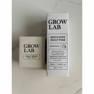 GROW LAB グロウラボ　メディケイテッド スカルプフォーム & ブラシ(スカルプケア)