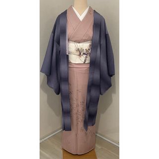裄直しサービス これからの季節にお薦め 花唐草文様 薄手の長羽織の