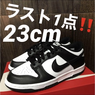 NIKE - ラスト1点‼️NIKE DUNK LOW ✨パンダ✨(GS)23cmの通販 by