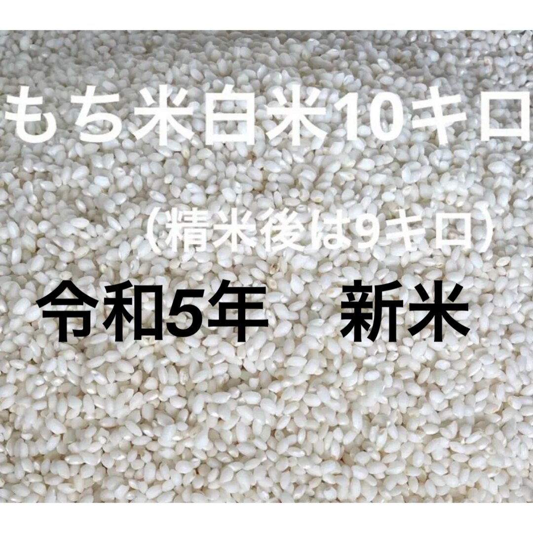 令和5年新米もち米（餅米・もちごめ - 米/穀物