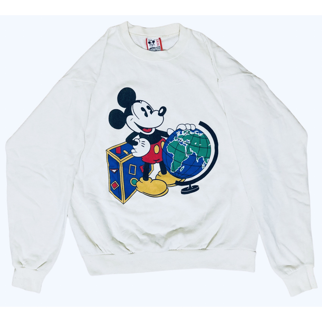 ディズニー　Disney DESIGNS ミッキー　トレーナー　スウェット　L