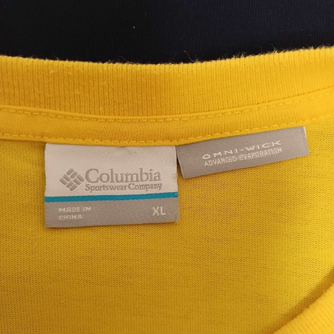 Columbia(コロンビア)のColumbia コロンビア メンズ Tシャツ Vネック XL オーバーサイズ メンズのトップス(Tシャツ/カットソー(半袖/袖なし))の商品写真