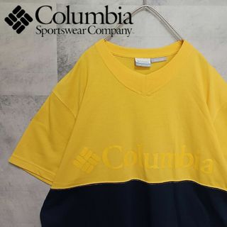 コロンビア(Columbia)のColumbia コロンビア メンズ Tシャツ Vネック XL オーバーサイズ(Tシャツ/カットソー(半袖/袖なし))