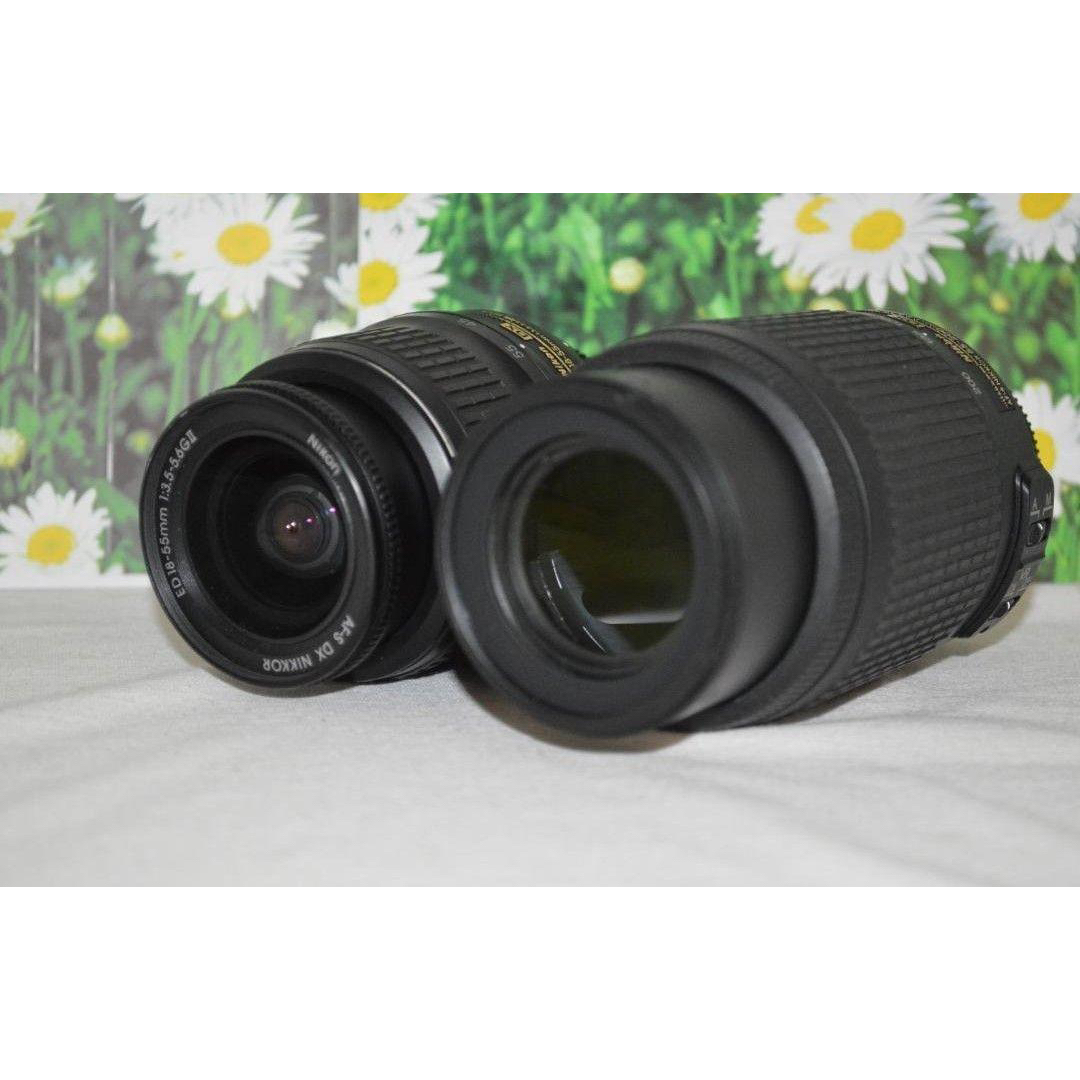 Nikon - 美品✨スマホ転送okNikon ニコン D5100 一眼レフ ダブルレンズ