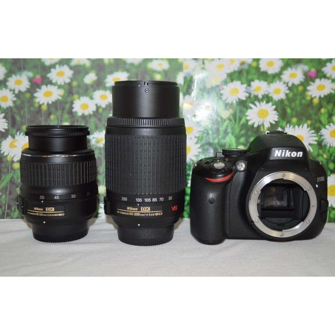 Nikon - 美品✨スマホ転送okNikon ニコン D5100 一眼レフ ダブルレンズ