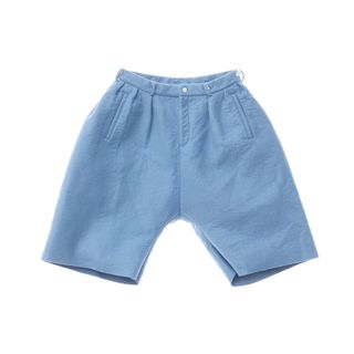 コムデギャルソンオムプリュス(COMME des GARCONS HOMME PLUS)の【中古】コムデギャルソンオムプリュス COMME des GARCONS HOMME PLUS 2022年秋冬 ポリエステル フェルト ショートパンツ ライトブルー【サイズL】【メンズ】(ショートパンツ)