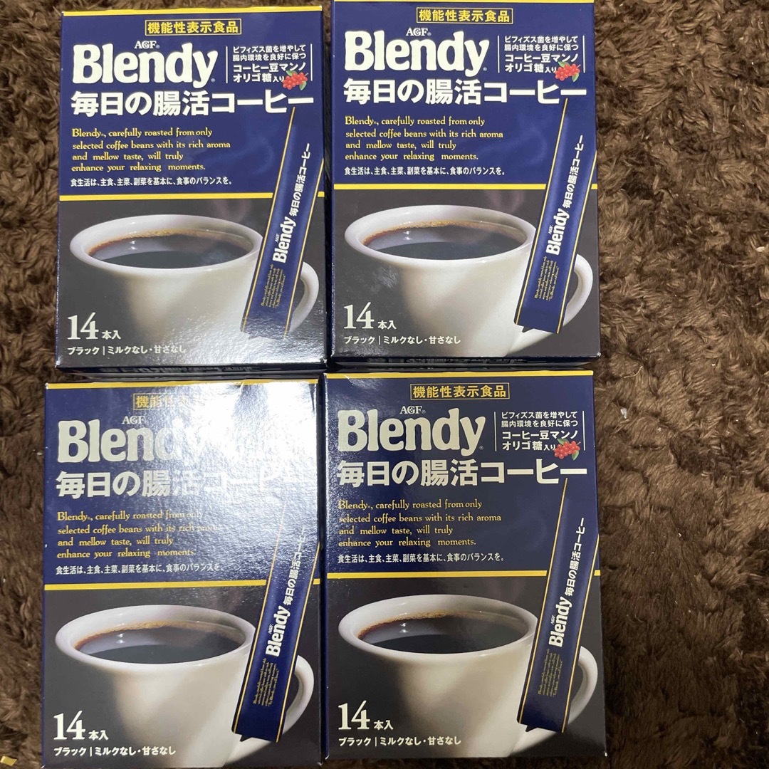 ブレンディ　腸活コーヒー　1箱14本×4箱　計56本 食品/飲料/酒の飲料(コーヒー)の商品写真