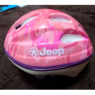 キッズ　自転車ヘルメット　ピンク系　ジープ　ＪＥＥＰ　6歳　女の子(自転車)