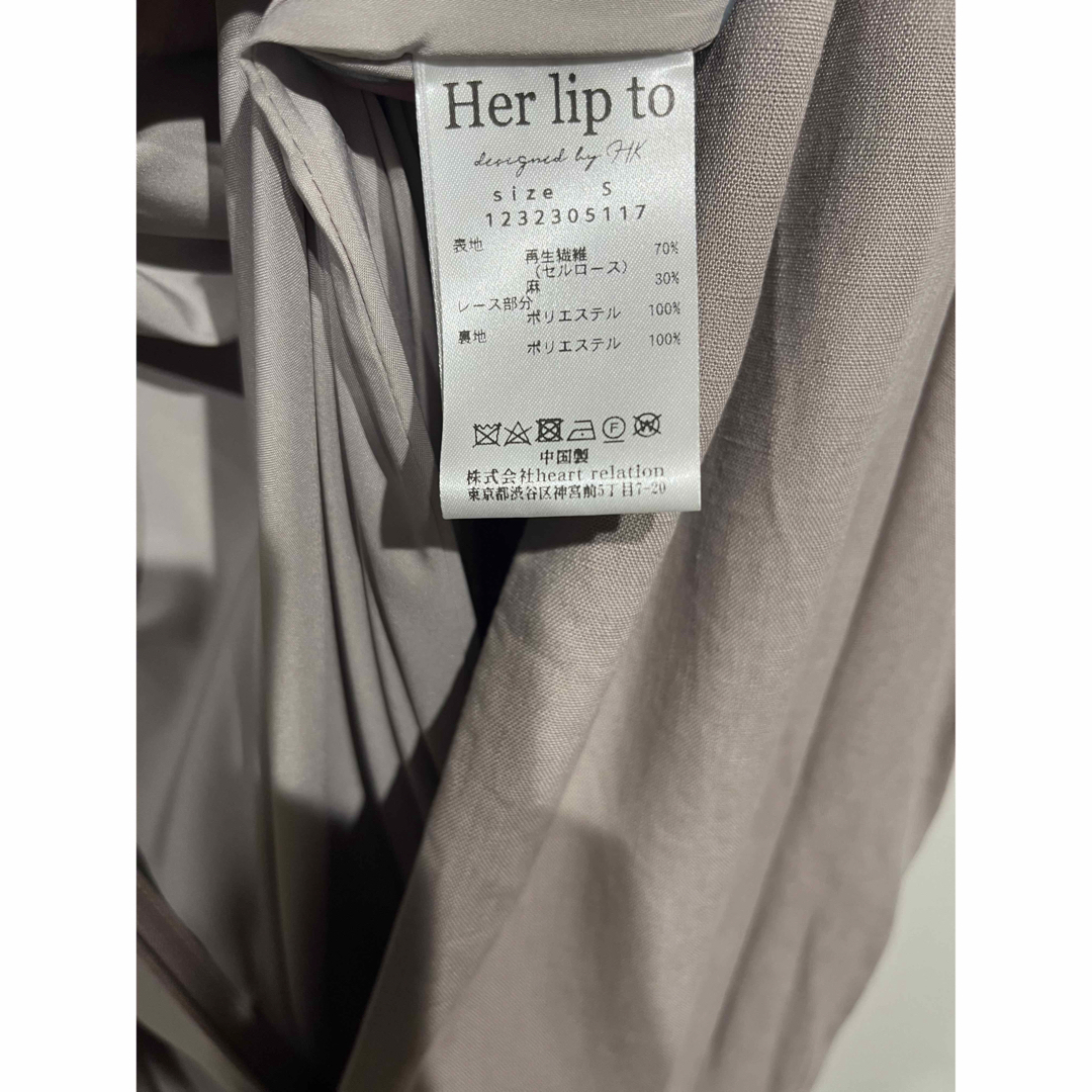 Her lip to - Her lip to Notting Hill Belted Dressの通販 by はるぴ ...