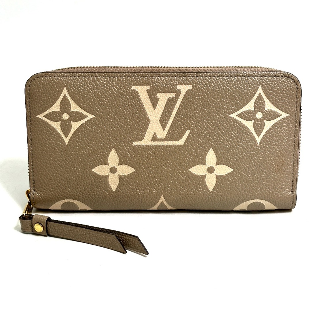 ルイヴィトン LOUIS VUITTON ジッピー ウォレット M69794 モノグラムアンプラント バイカラー ラウンドファスナー 長財布 モノグラムアンプラントレザー トゥルトレール クレーム ベージュ長財布