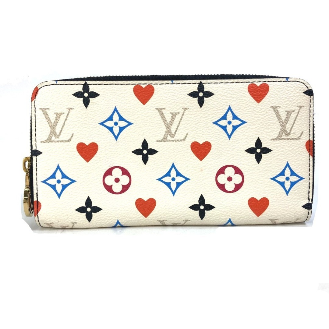 ルイヴィトン LOUIS VUITTON ジッピーウォレット M57491  ハート モノグラム マルチカラー ゲームオン 長財布 モノグラムマルチカラーキャンバス ホワイトファッション小物