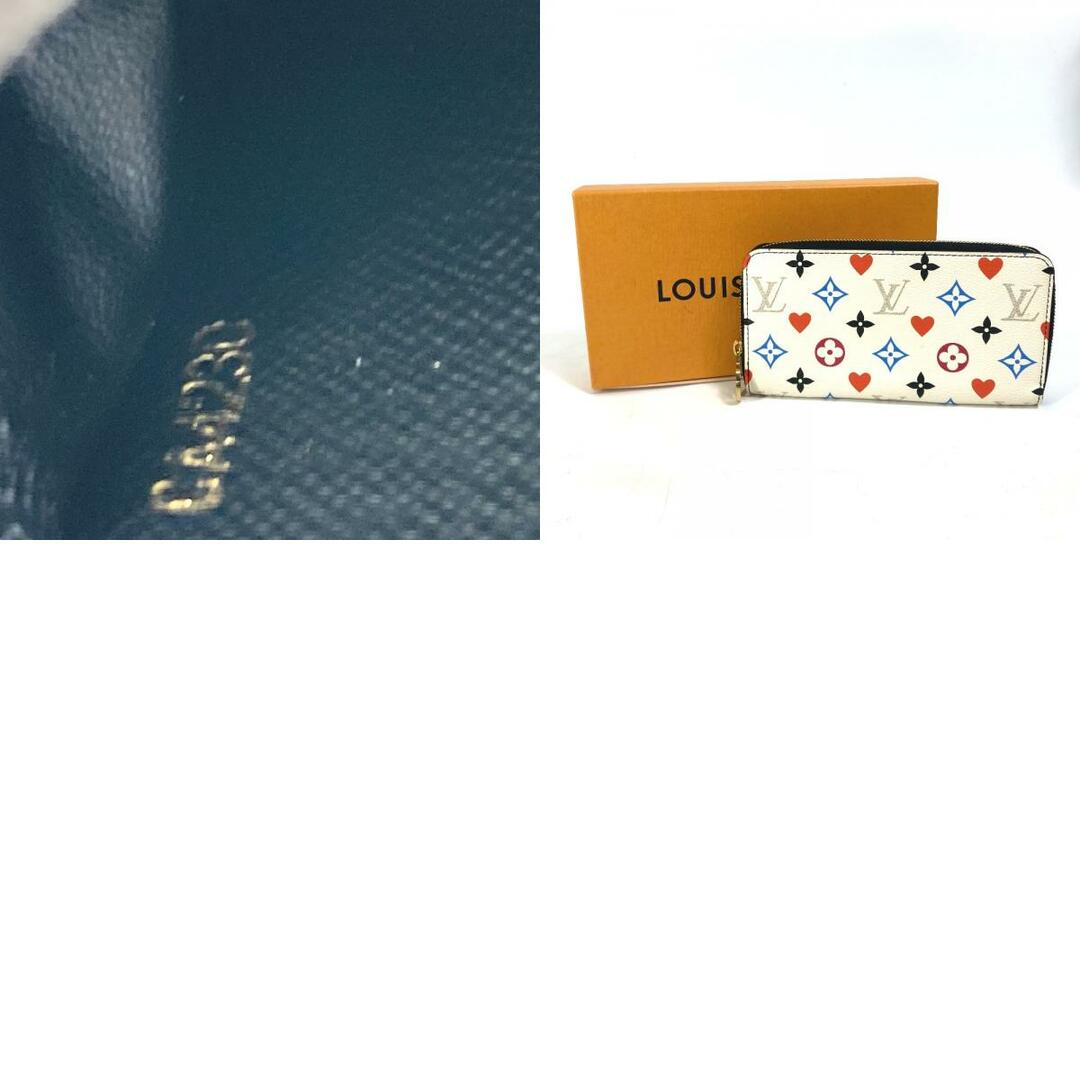 LOUIS VUITTON(ルイヴィトン)のルイヴィトン LOUIS VUITTON ジッピーウォレット M57491  ハート モノグラム マルチカラー ゲームオン 長財布 モノグラムマルチカラーキャンバス ホワイト レディースのファッション小物(財布)の商品写真