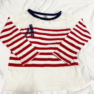 アプレレクール(apres les cours)のアプレレクール　レディーアップルシード　ボーダーロンT 長袖　カットソー　子供服(Tシャツ/カットソー)