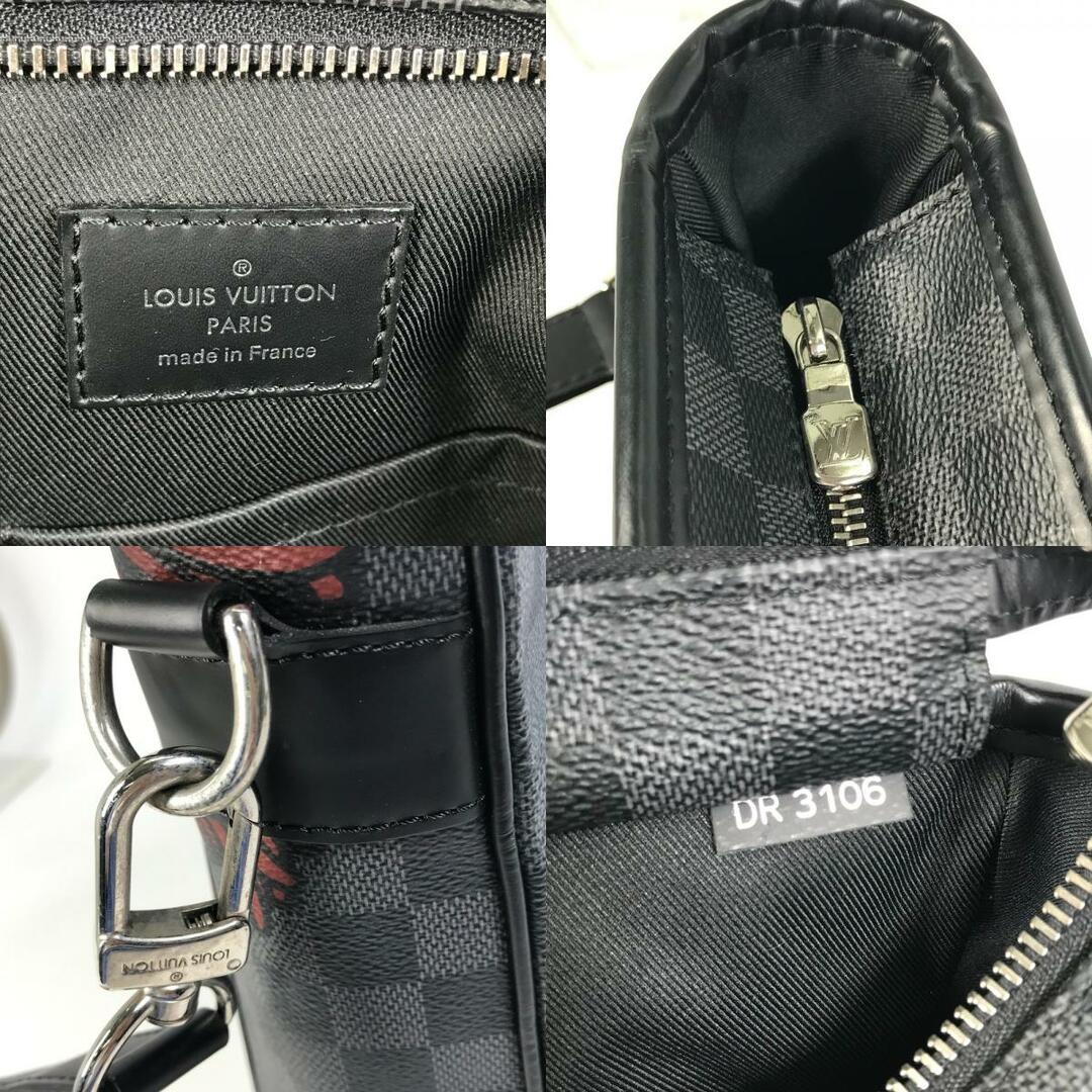 ルイヴィトン LOUIS VUITTON クリストファー・ネメス タダオPM Ｎ41717 2WAY ショルダーバッグ カバン トートバッグ ダミエグラフィットキャンバス ブラック