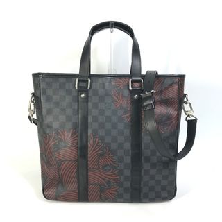 ルイヴィトン(LOUIS VUITTON)のルイヴィトン LOUIS VUITTON クリストファー・ネメス タダオPM Ｎ41717 2WAY ショルダーバッグ カバン トートバッグ ダミエグラフィットキャンバス ブラック(トートバッグ)