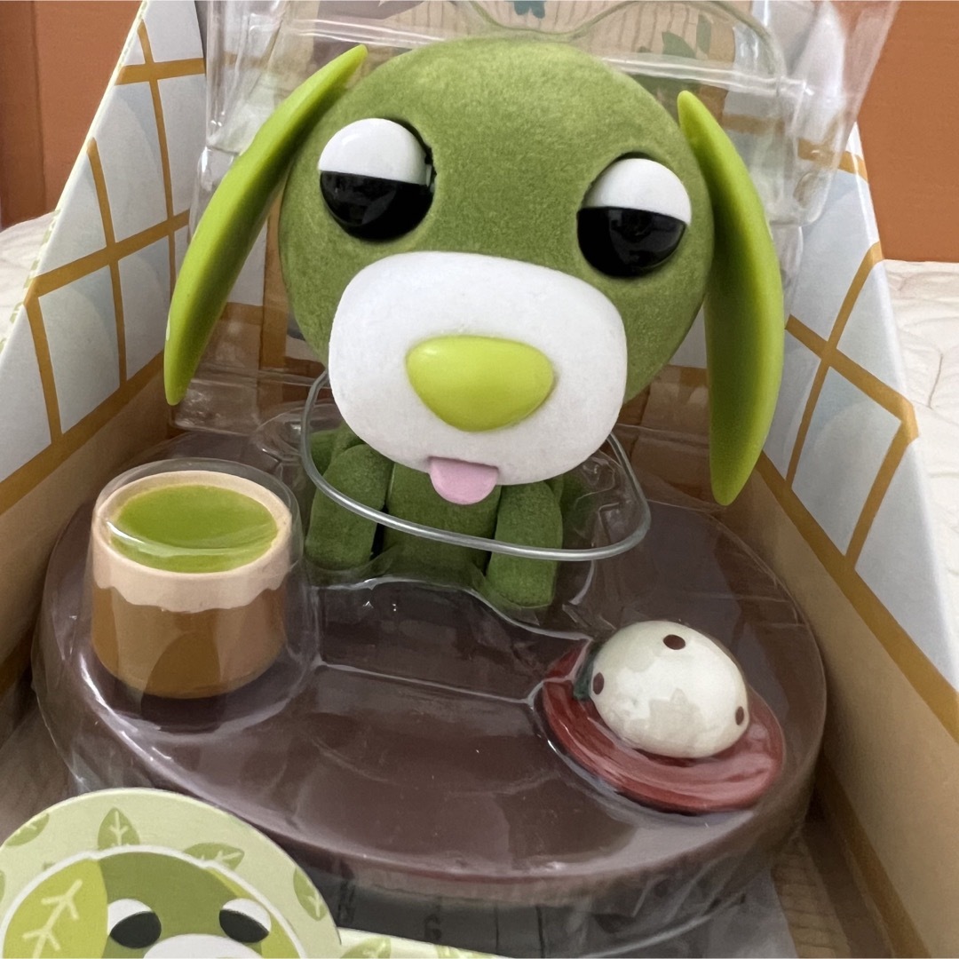 SEGA(セガ)の希少　お茶犬　いっしょにお茶しよ？　リョク　セガトイズ エンタメ/ホビーのおもちゃ/ぬいぐるみ(キャラクターグッズ)の商品写真