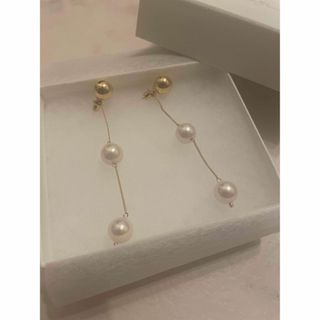 Soierie ソワリー　パールピアス　シルバーピアス