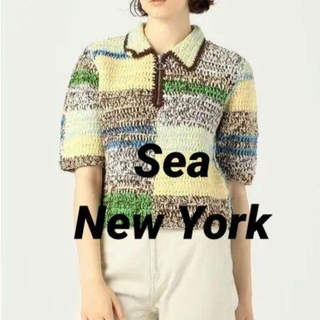Sea New York - SEA NEW YORK ポロニットプルオーバーの通販｜ラクマ