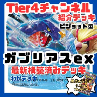 新弾 ガブリアスex 構築済みデッキ ポケモンカード レイジングサーフ | フリマアプリ ラクマ