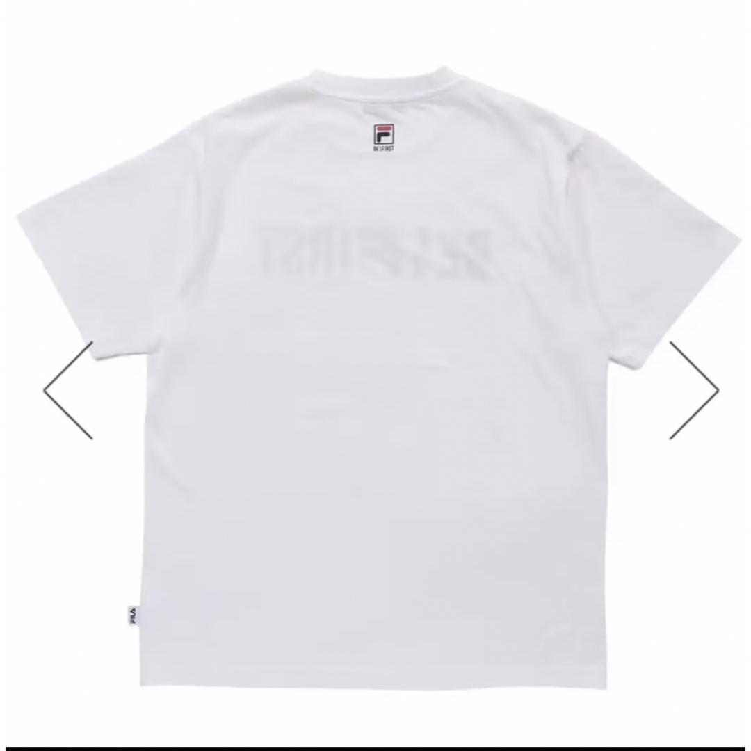 FILA(フィラ)の【新品未使用】FILA × BE:FIRST ロゴプリントTシャツ　L メンズのトップス(Tシャツ/カットソー(半袖/袖なし))の商品写真