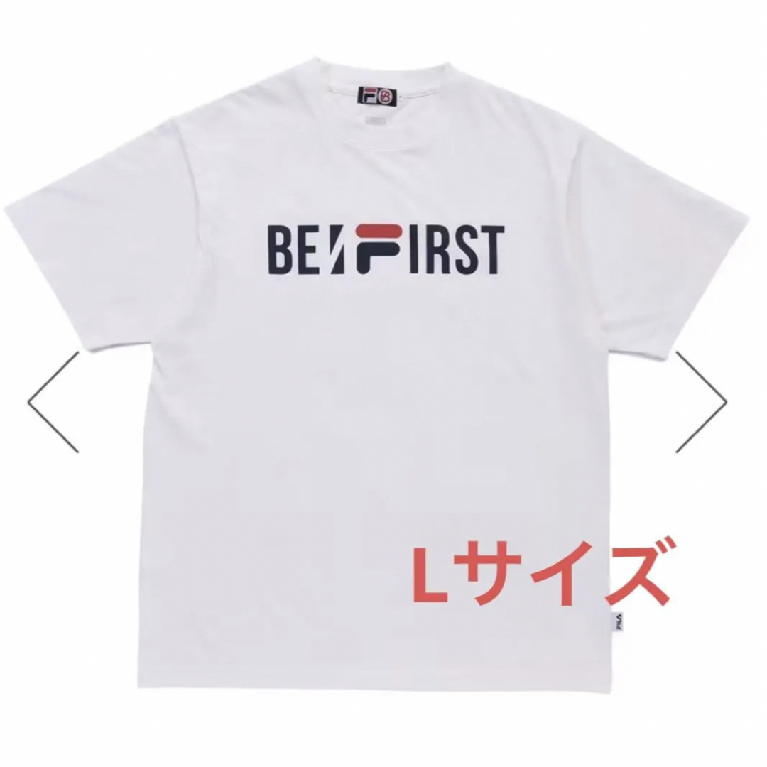 FILA(フィラ)の【新品未使用】FILA × BE:FIRST ロゴプリントTシャツ　L メンズのトップス(Tシャツ/カットソー(半袖/袖なし))の商品写真