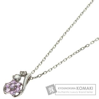 SELECT JEWELRY ピンクサファイア ホワイトサファイア ネックレス K10WG レディース SELECT JEWELRY ピンクサファイア ホワイトサファイア ネックレス K10WG レディース