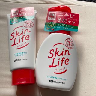 ギュウニュウセッケン(牛乳石鹸)のスキンライフ　泡洗顔と洗顔フォーム(洗顔料)