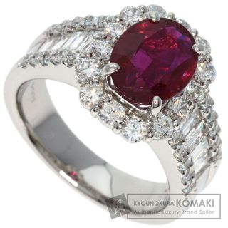 SELECT JEWELRY ルビー ダイヤモンド リング・指輪 PT900 レディース(リング(指輪))