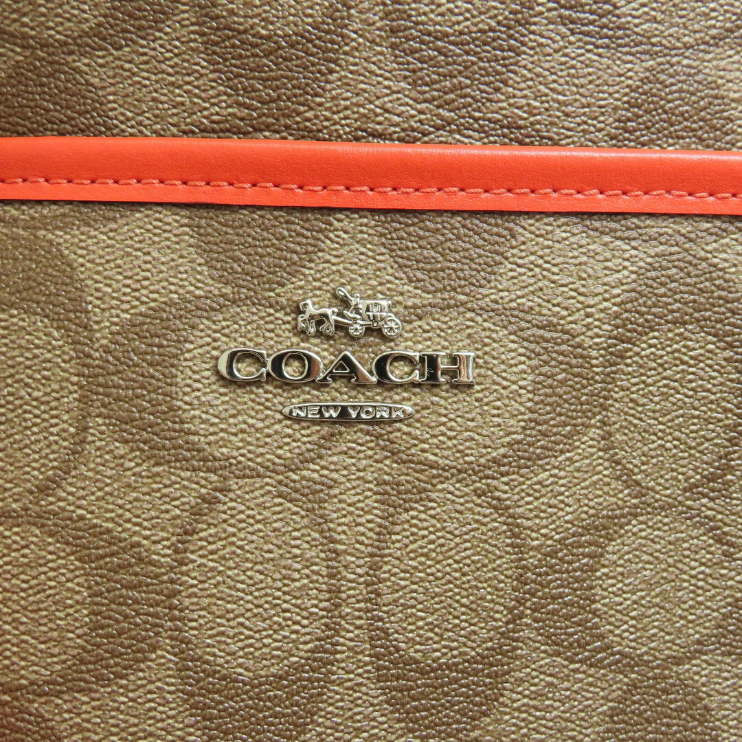 COACH F58297 シグネチャー ショルダーバッグ PVC レディース