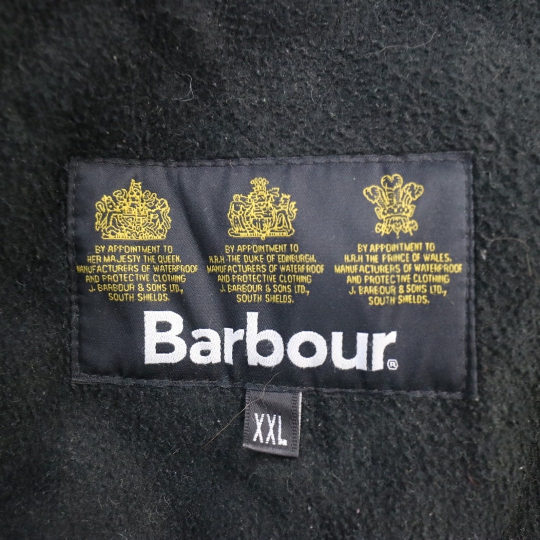 Barbour(バーブァー)のBarbour バブアー POLAR QUILT キルティング オイルドジャケット 防寒  ユーロ  ヨーロッパ古着 ブラック (メンズ XXL) 中古 古着 N6831 メンズのジャケット/アウター(その他)の商品写真