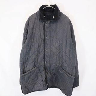 バーブァー(Barbour)のBarbour バブアー ポーラーキルト キルティング オイルドジャケット3ワラント 英国 防寒 ブラック (メンズ L) 中古 古着 N6825(その他)