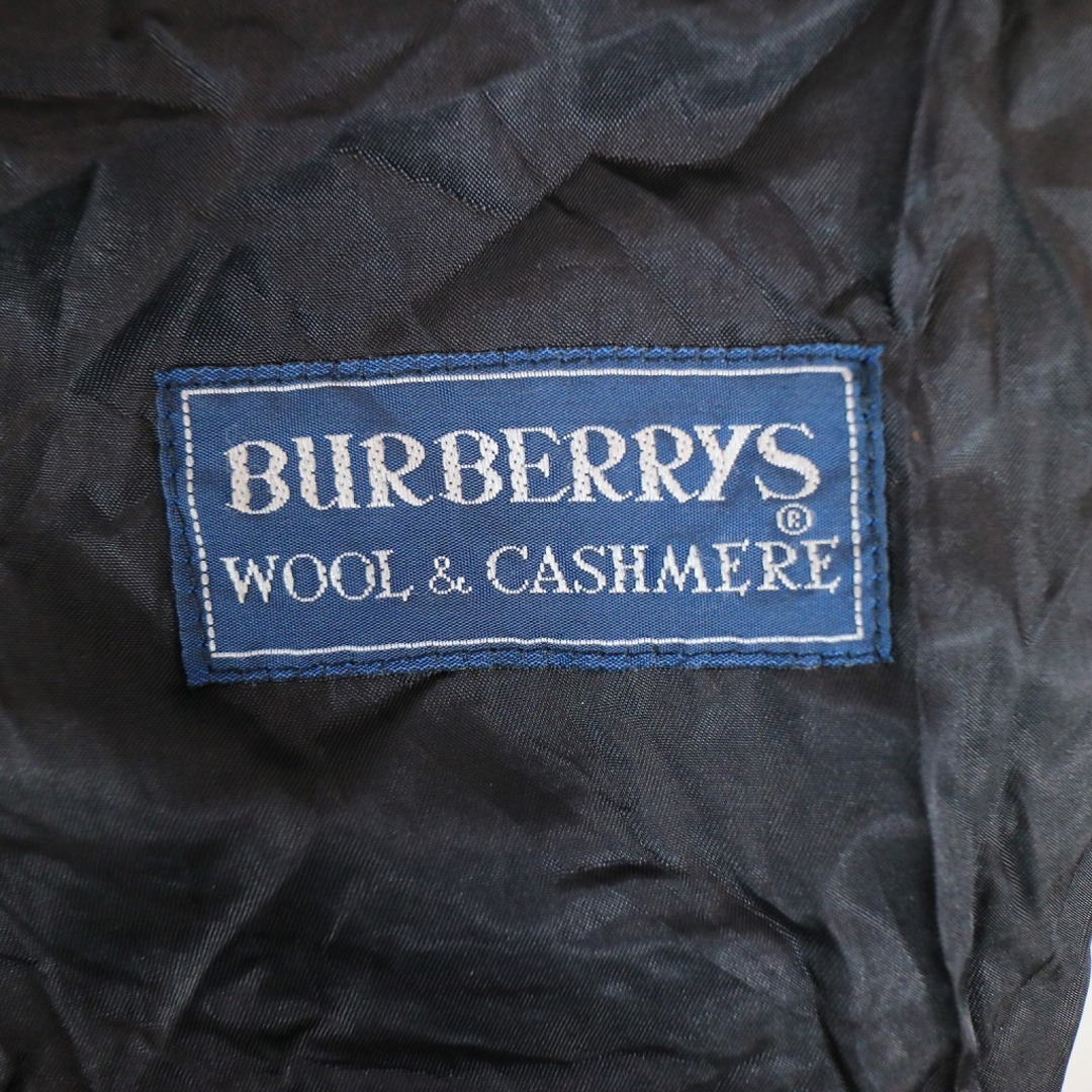 BURBERRY(バーバリー)の90年代 Burberrys バーバリーズ Pコート コート 防寒  フォーマル ネイビー (レディース 48) 中古 古着 N6961 レディースのジャケット/アウター(ピーコート)の商品写真