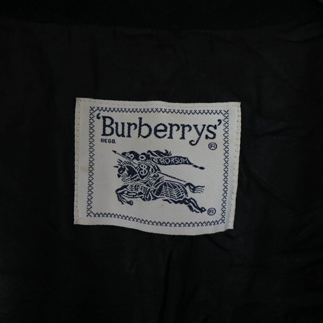BURBERRY(バーバリー)の90年代 Burberrys バーバリーズ Pコート コート 防寒  フォーマル ネイビー (レディース 48) 中古 古着 N6961 レディースのジャケット/アウター(ピーコート)の商品写真
