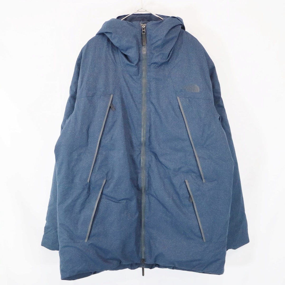 THE NORTH FACE ノースフェイス ダウンジャケット 防寒  防風  アウトドア ネイビー (メンズ XL)   N6982約73cm