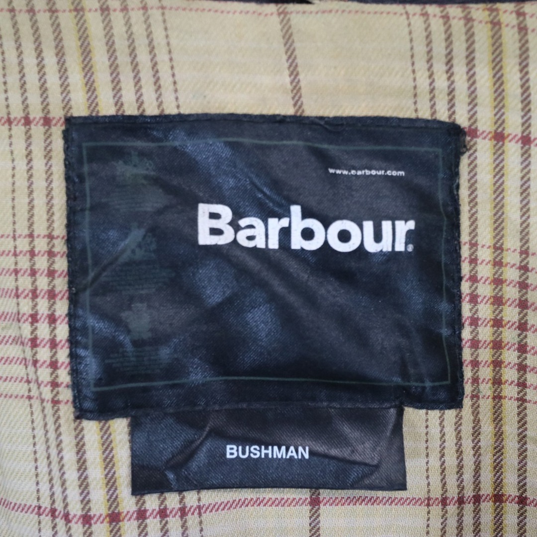 Barbour(バーブァー)のBarbour バブアー ブッシュマン オイルドジャケット 中綿 縦ワラント 英国  防寒 ブラウン (メンズ XL) 中古 古着 N7022 メンズのジャケット/アウター(その他)の商品写真