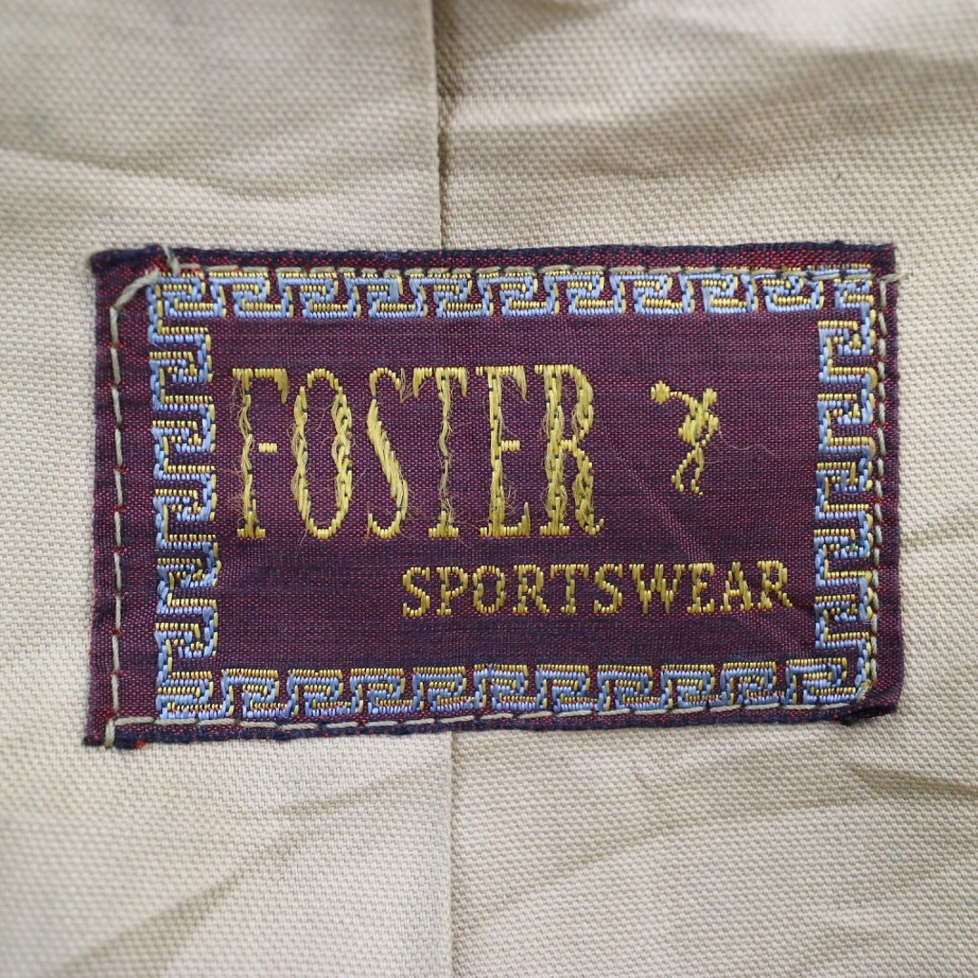 FOSTER レザージャケット 防寒  防風  大きいサイズ  アメカジ SPORTS WEAR ブラウン (メンズ  XL相当)   N6987