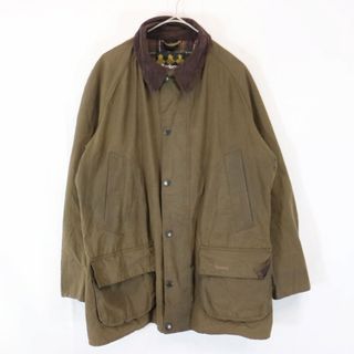 バーブァー(Barbour)のBarbour バブアー ブリストル オイルドジャケット アウター 英国 チェック 防寒 ブラウン (メンズ L) 中古 古着 N7023(その他)