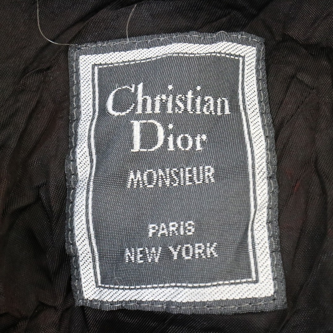 Christian Dior(クリスチャンディオール)の80年代 Christian Dior クリスチャン ディオール トレンチコート  防寒  防風  大きいサイズ ブラック (メンズ 44L) 中古 古着 N7054 メンズのジャケット/アウター(トレンチコート)の商品写真