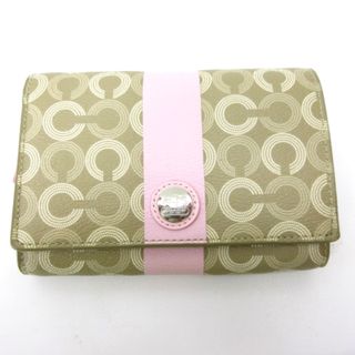 コーチ(COACH)のコーチ COACH 二つ折り財布 ウォレット 43623 ベージュ EC●(財布)