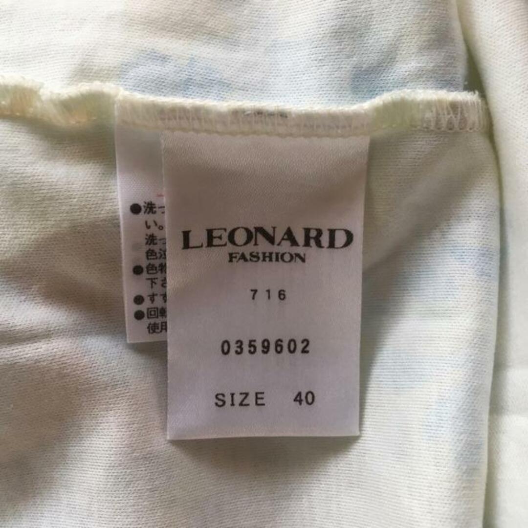 LEONARD - レオナール 半袖カットソー サイズ40 M -の通販 by ブラン