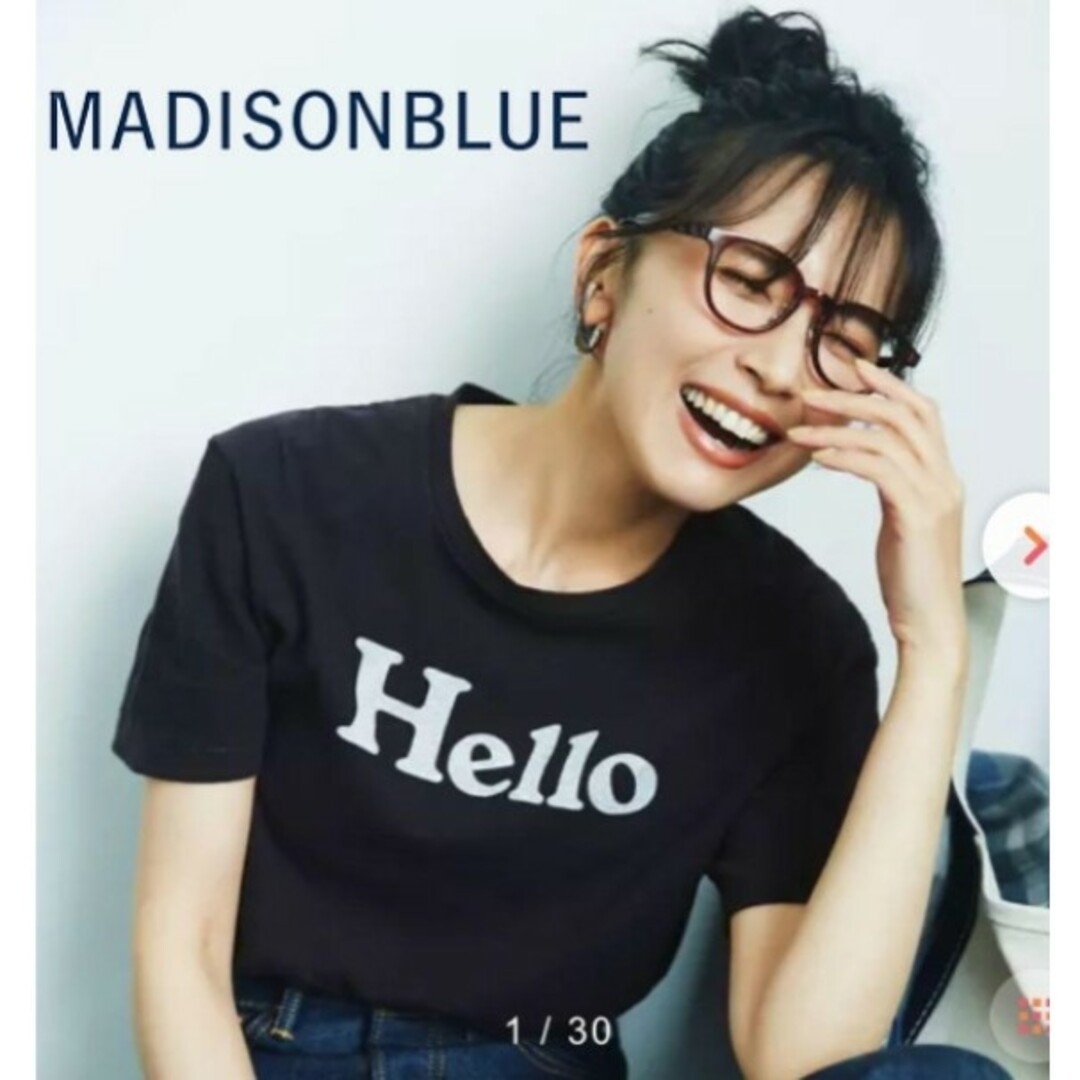 MADISONBLUE - 美品☆MADISONBLUE Hello T☆クリーニング済☆ブラック